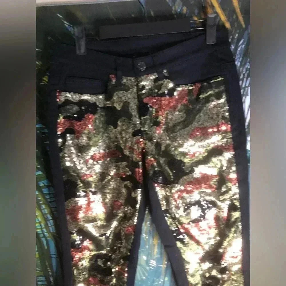 Sequin Camo Jeans - Picture 14 of 15